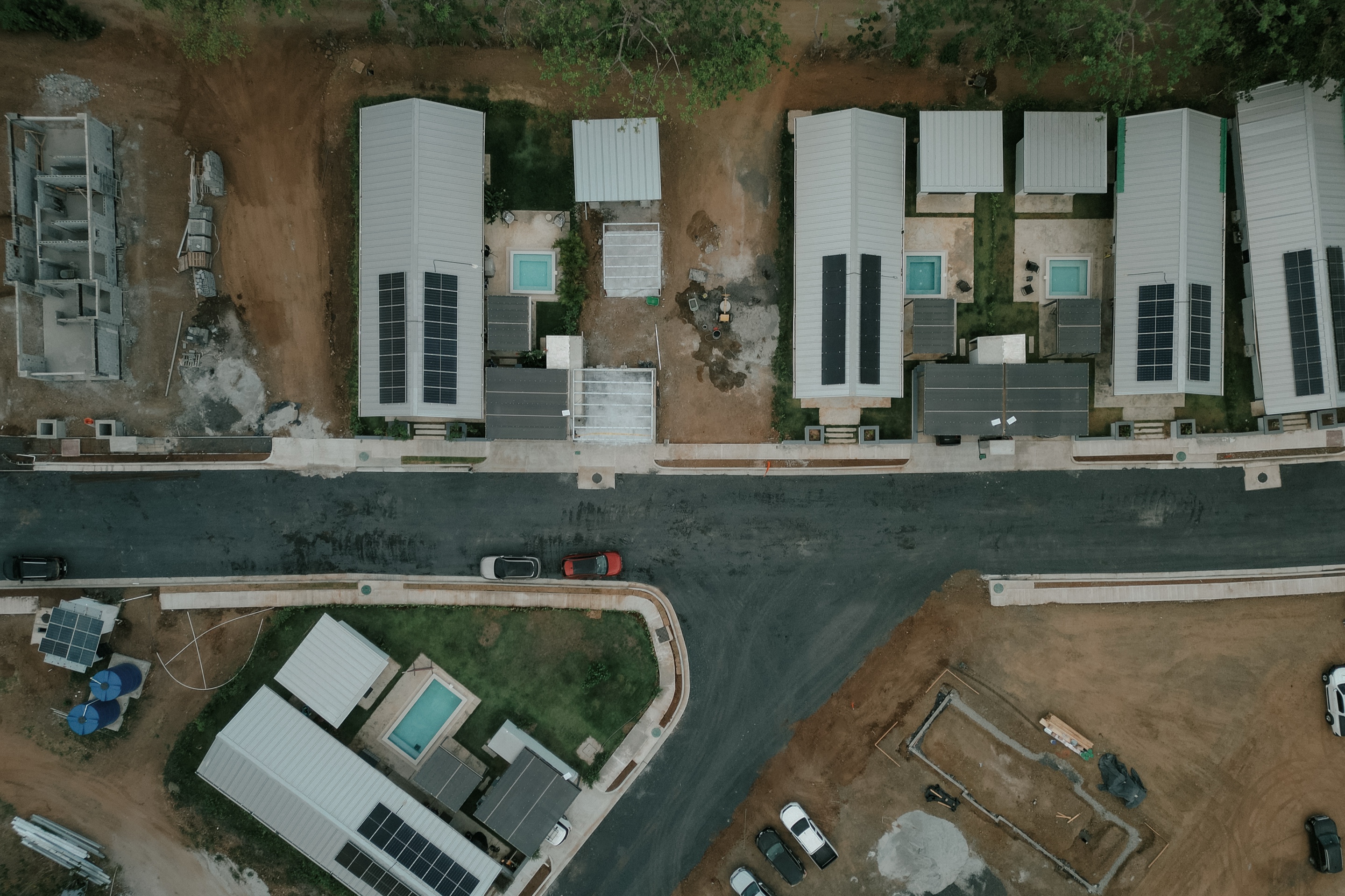 Aerial property photography