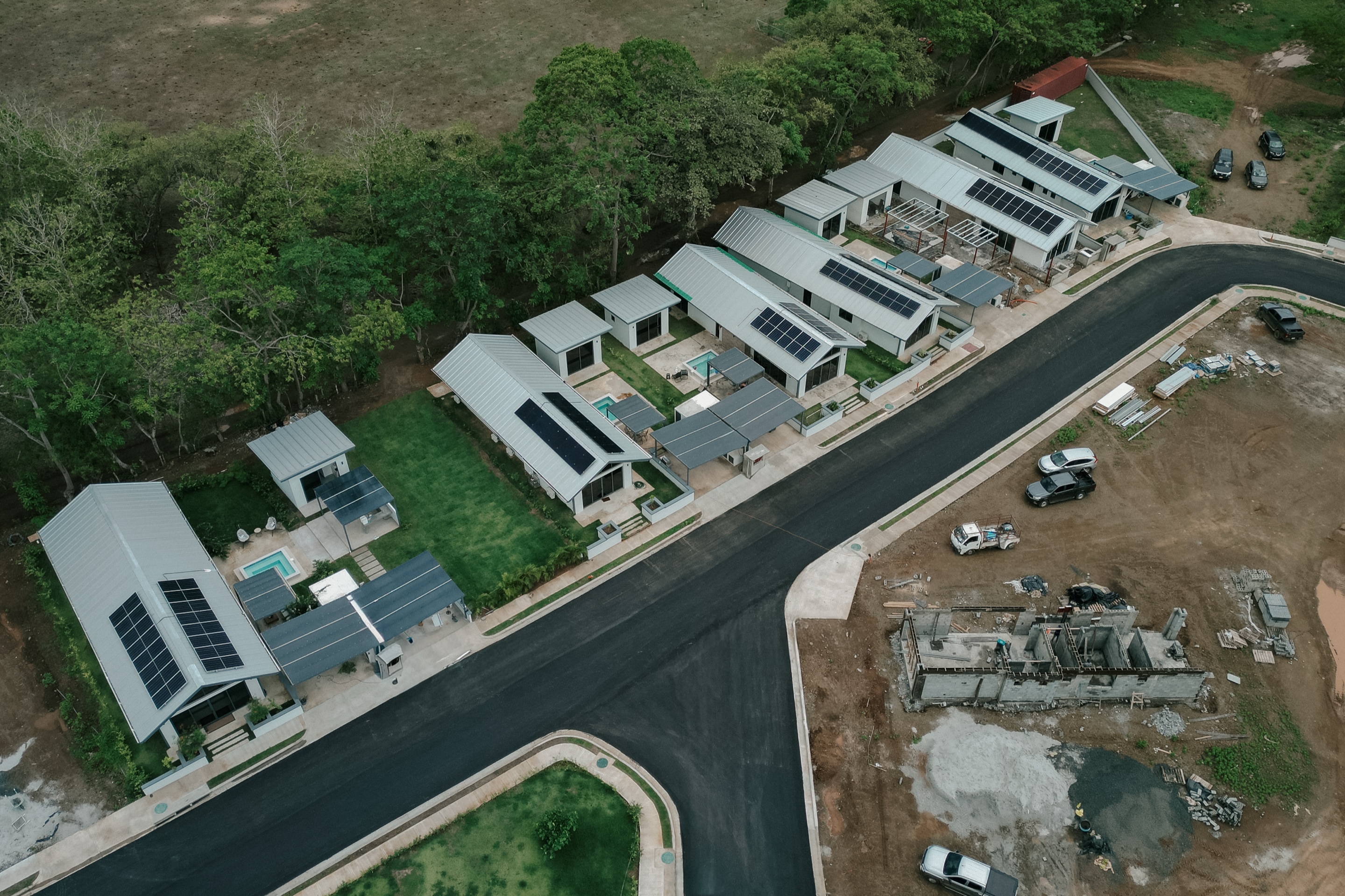Aerial property photography